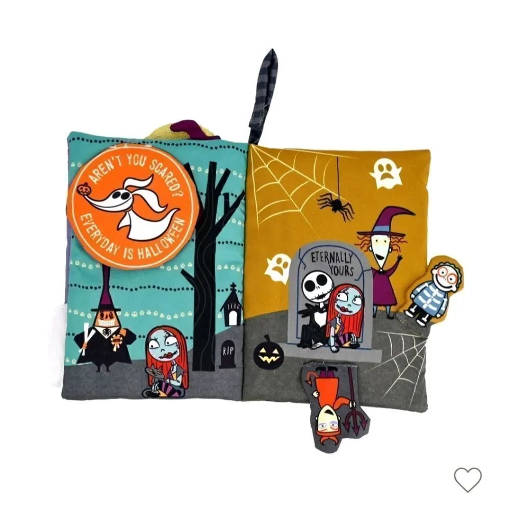 New Disney Baby Nightmare Before Christmas Baby Infant My First Scare Soft Book